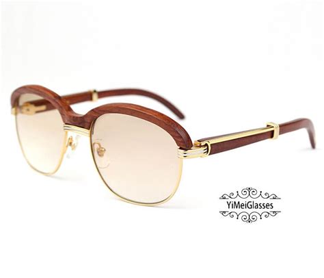 cheap cartier wood frame glasses|vintage wood frame cartier glasses.